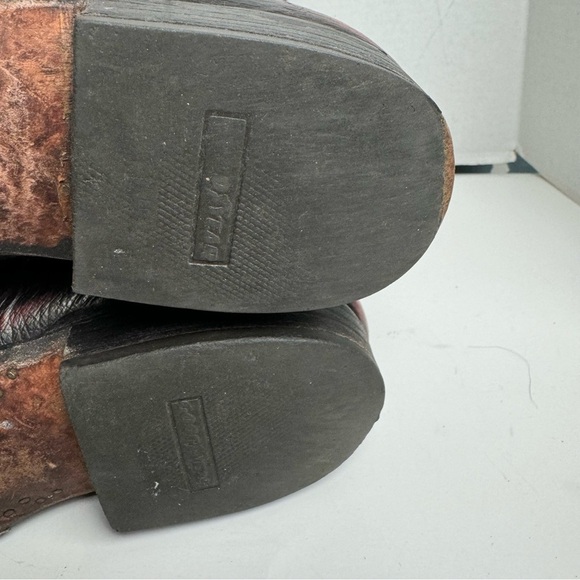 Lucchese Men’s Ostrich Quill Boots Round Toe Cowboy Western Classic Size 9A - Picture 12 of 15